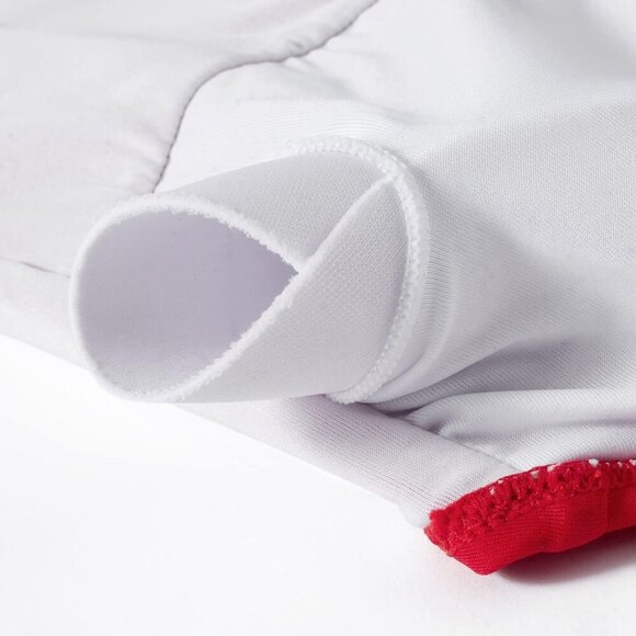 Women Sexy Tummy Control Halter Push Up One Piece Swimsuit in Red, Size Large - Picture 6 of 7